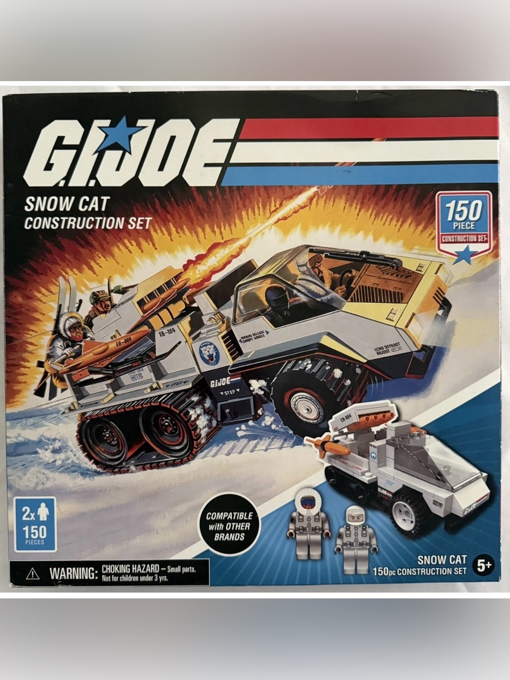 GI Joe Snow Cat 150 Pieces Construction Set Hasbro Toy 2020